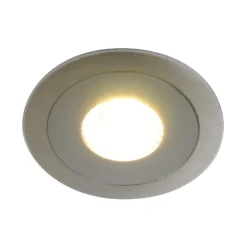 Foco LED empotrable para muebles AR 68 4W acero inoxidable 4000K