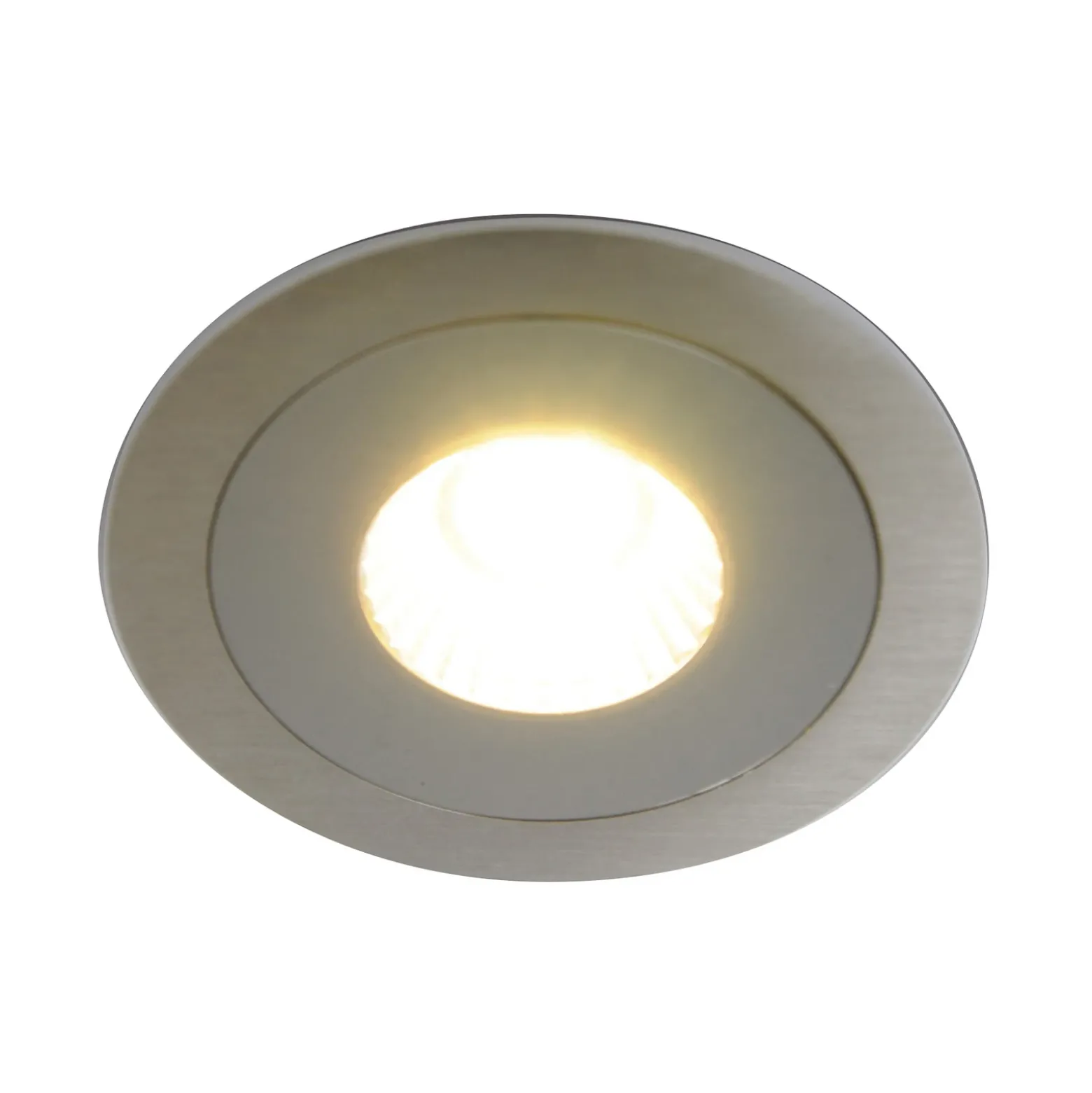 Foco LED empotrable para muebles AR 68 4W acero inoxidable 2700K