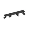 Foco LED inteligente EGLO connect Melitello-Z, 4 luces, negro