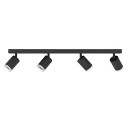 Foco LED inteligente EGLO connect Melitello-Z, 4 luces, negro