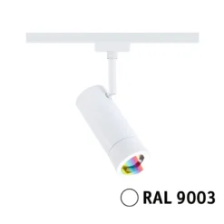 Foco LED inteligente Paulmann URail Tarie, blanco señal, ZigBee