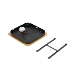 Foco LED Lindby Joren, madera, 38 x 38 cm, 4 luces, 3.000 K