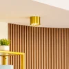 Foco LED Lindby Nivoria, Ø 12 cm, dorado, metal