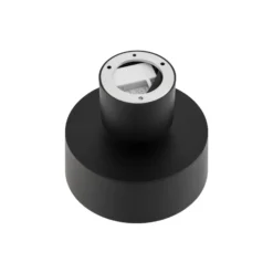 Foco LED Lindby Nivoria, Ø 14 cm, negro, orientable