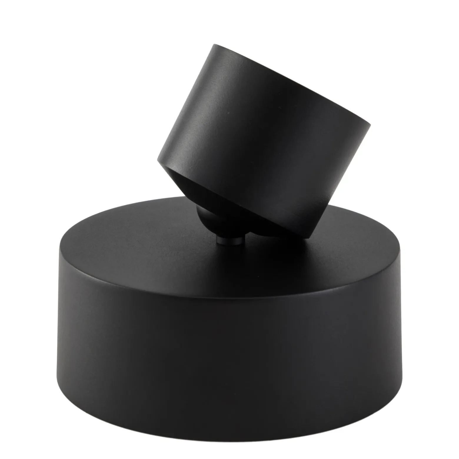 Foco LED Lindby Nivoria, Ø 14 cm, negro, orientable