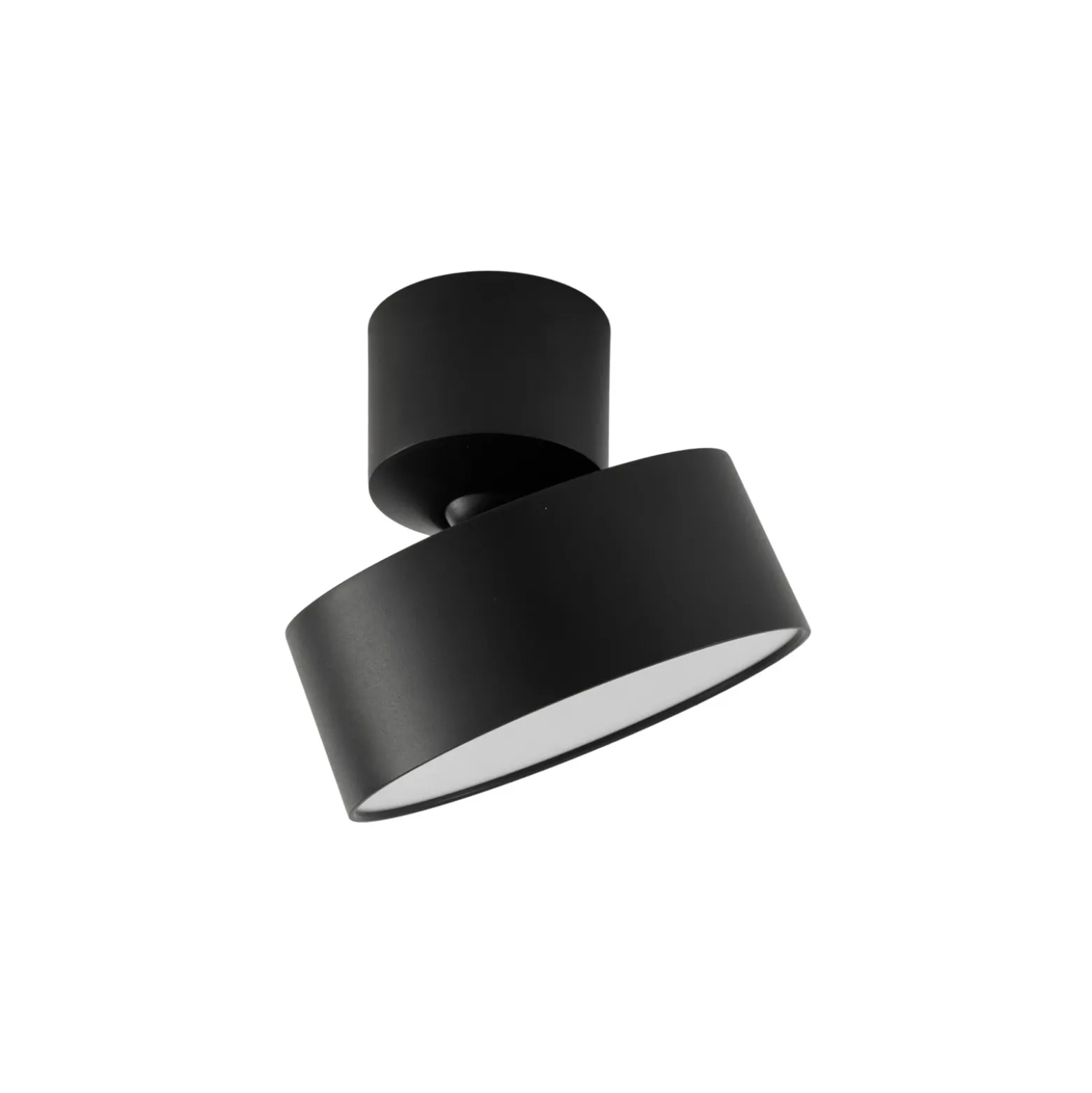 Foco LED Lindby Nivoria, Ø 14 cm, negro, orientable