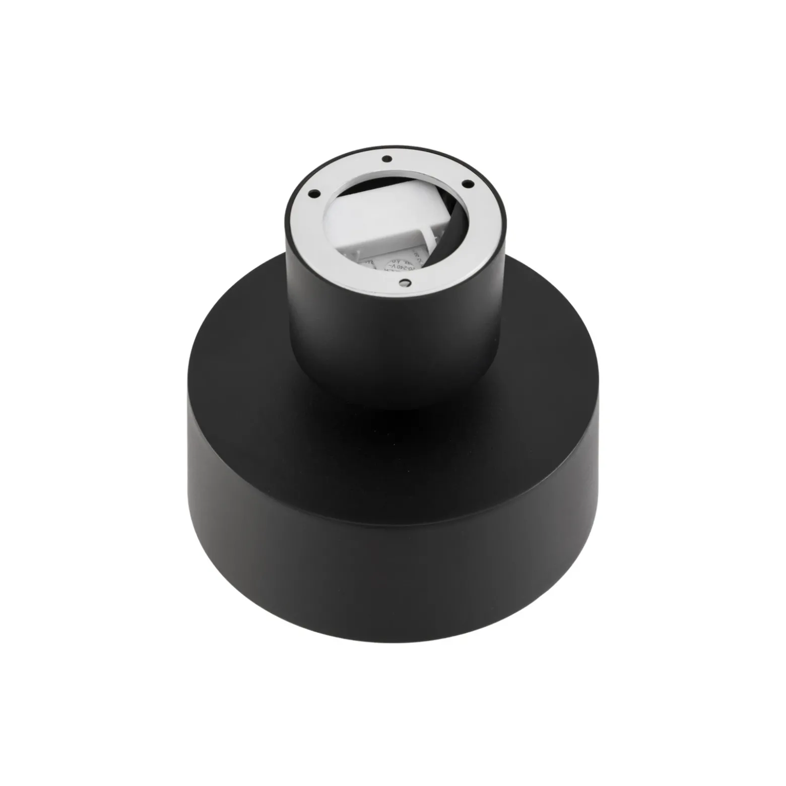 Foco LED Lindby Nivoria, Ø 14 cm, negro, orientable