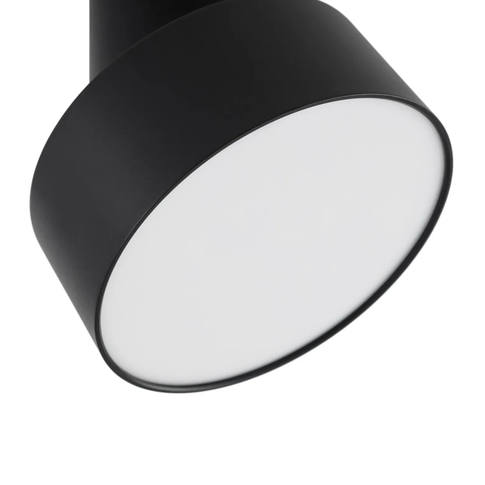 Foco LED Lindby Nivoria, Ø 14 cm, negro, orientable