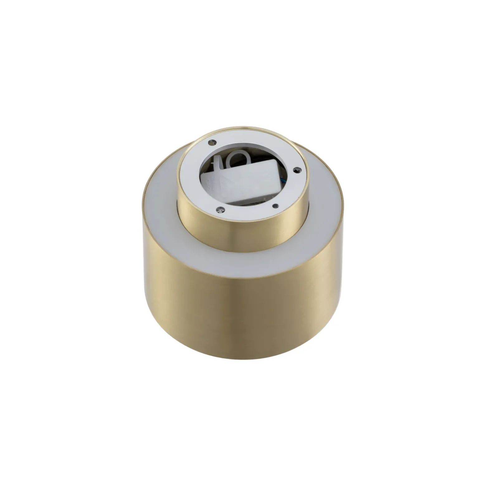 Foco LED Lindby Nivoria, 11 x 9 cm, dorado, metal