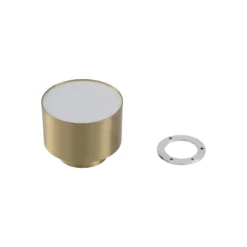 Foco LED Lindby Nivoria, 11 x 9 cm, dorado, metal