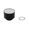 Foco LED Lindby Nivoria, 11 x 9 cm, negro, metal