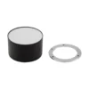 Foco LED Lindby Nivoria, 11 x 7 cm, negro, metal