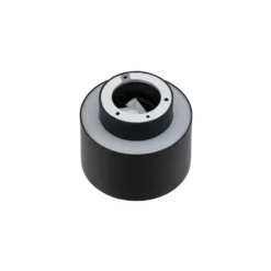 Foco LED Lindby Nivoria, 11 x 9 cm, negro, metal
