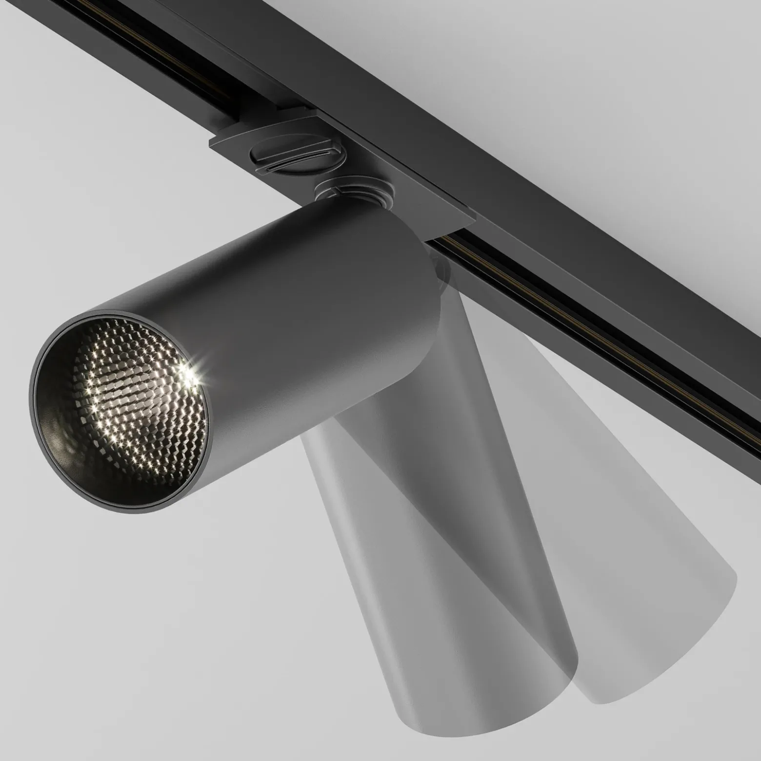 Foco LED Maytoni Focus, sistema Unity, Triac, 940, negro