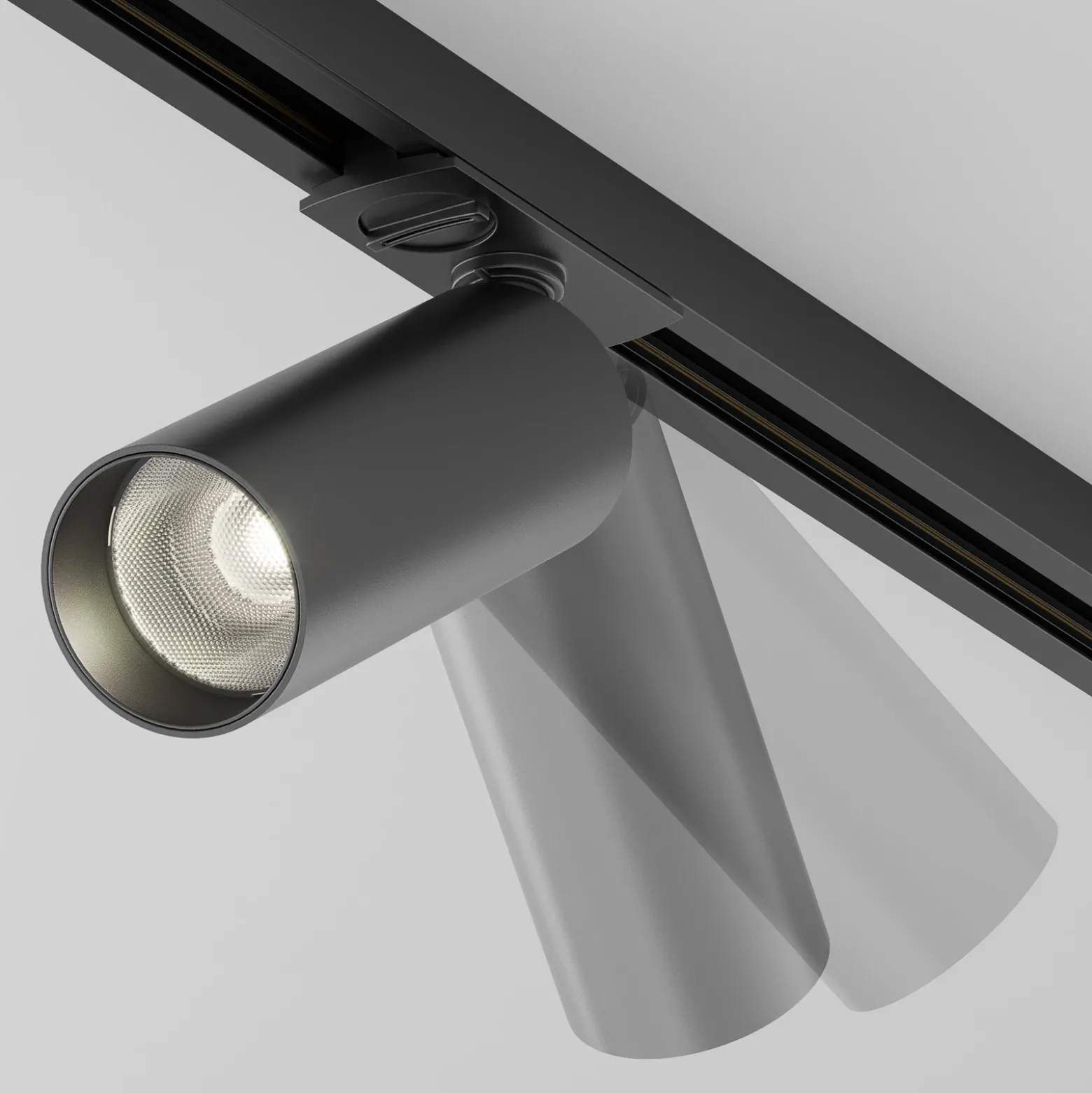 Foco LED Maytoni Focus, sistema Unity, Triac, 940, negro