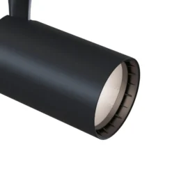 foco LED monofásico Track 3000K 6W, negro