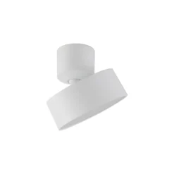 Foco LED Nivoria de Lindby, Ø 14 cm, blanco, orientable