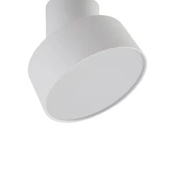 Foco LED Nivoria de Lindby, Ø 14 cm, blanco, orientable
