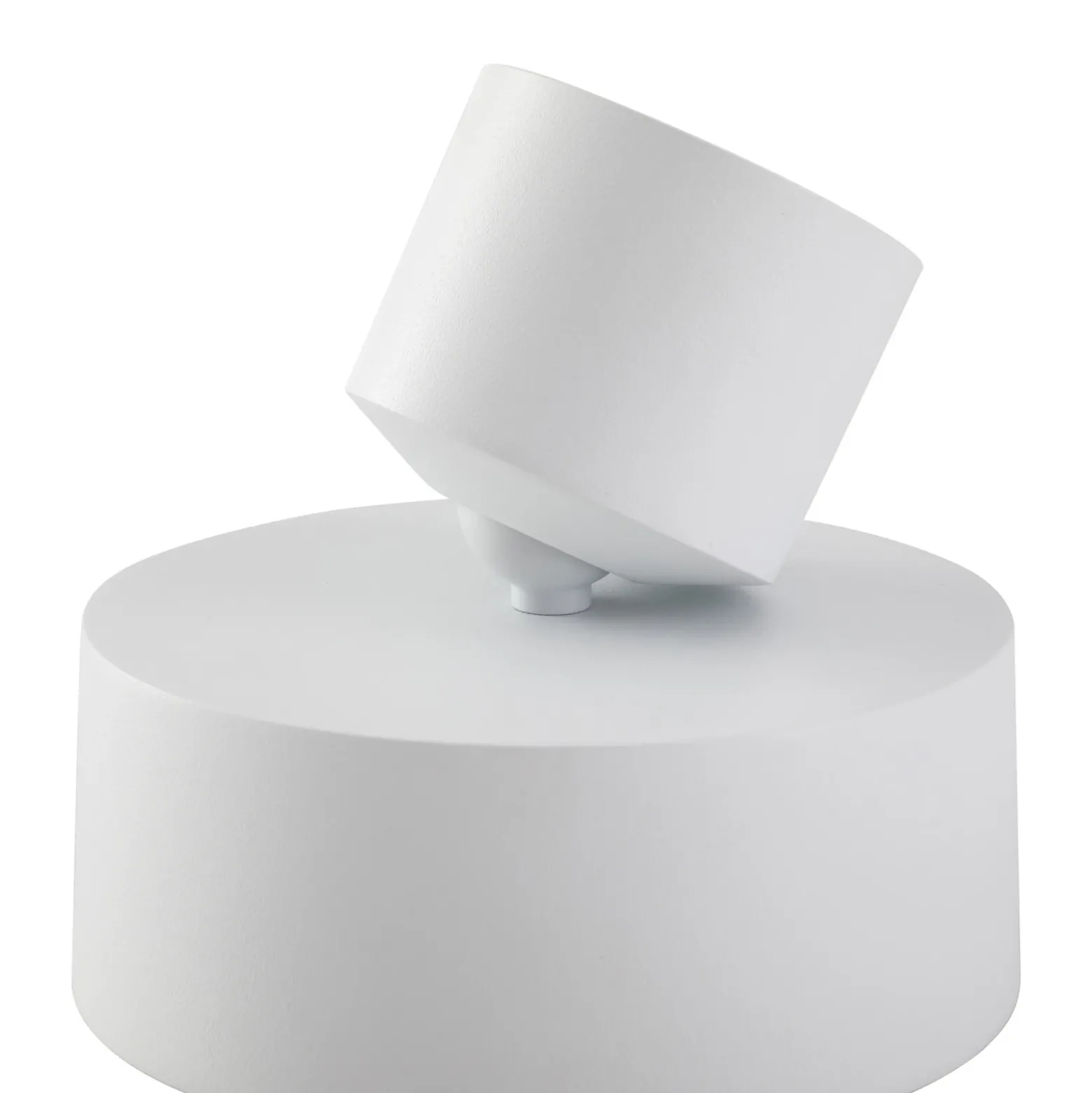 Foco LED Nivoria de Lindby, Ø 14 cm, blanco, orientable