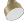 Foco LED Nivoria de Lindby, Ø 14 cm, color dorado, orientable