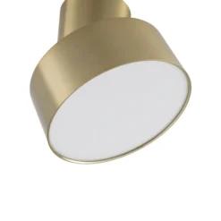 Foco LED Nivoria de Lindby, Ø 14 cm, color dorado, orientable