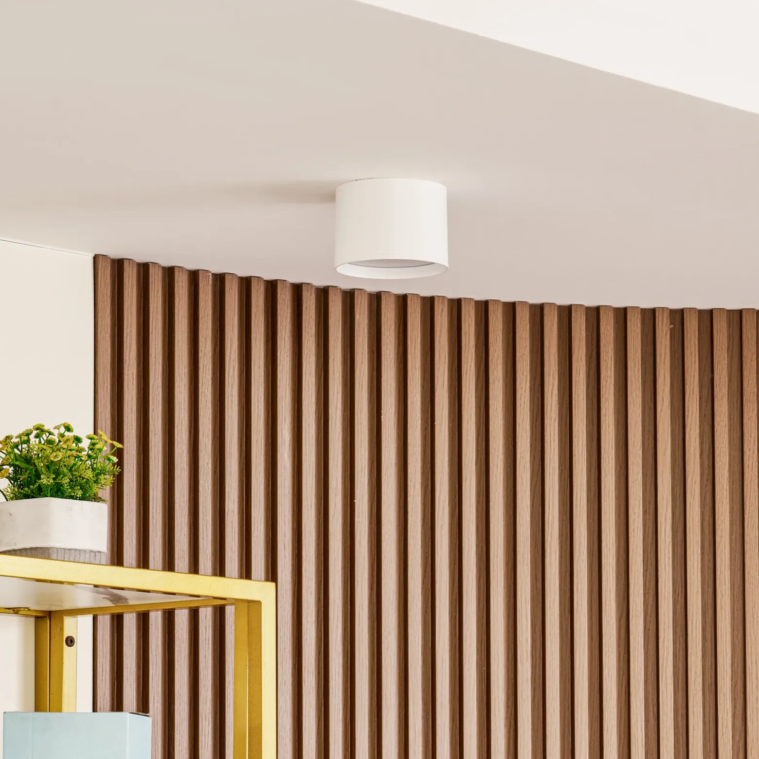 Foco LED Nivoria de Lindby, Ø 12 cm, 15 W, blanco, metal