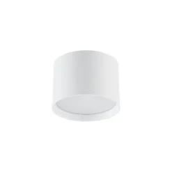 Foco LED Nivoria de Lindby, Ø 12 cm, 15 W, blanco, metal