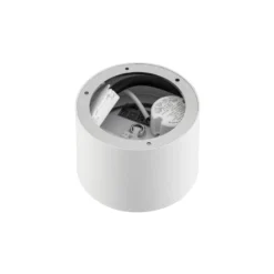 Foco LED Nivoria de Lindby, Ø 12 cm, 15 W, blanco, metal