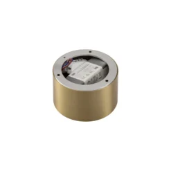 Foco LED Nivoria de Lindby, Ø11 cm, 9 W, dorado, metal