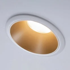 Foco LED Paulmann Cole, dorado-blanco, juego de 3