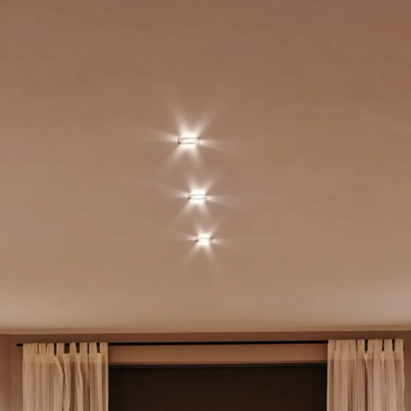 Foco LED Paulmann Nova Coin, juego de 3, negro, orientable, 2700 K