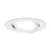 Foco LED Paulmann Nova Coin, juego de 3, blanco, orientable, 2700 K