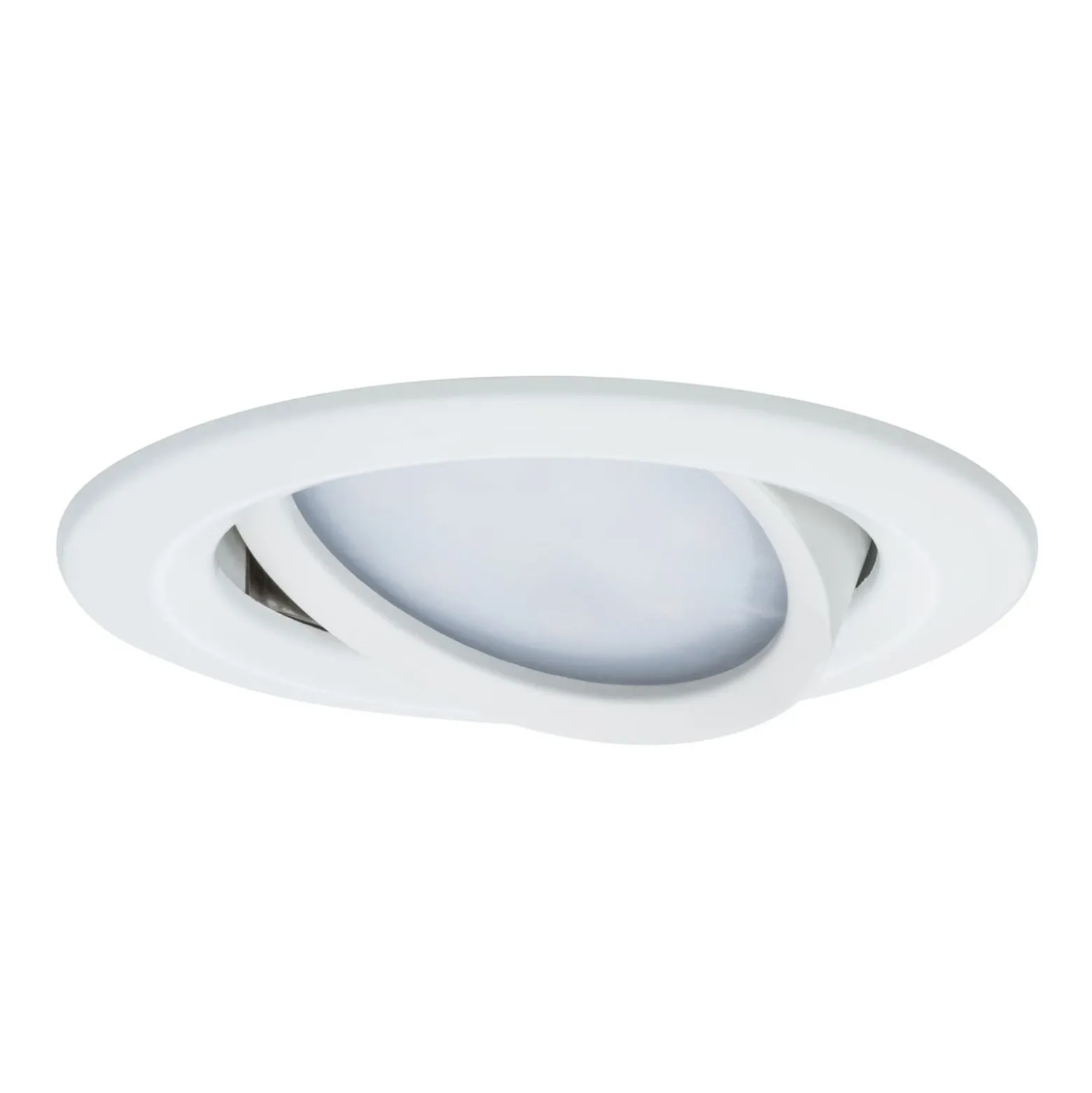Foco LED Paulmann Nova Coin, juego de 3, blanco, orientable, 2700 K