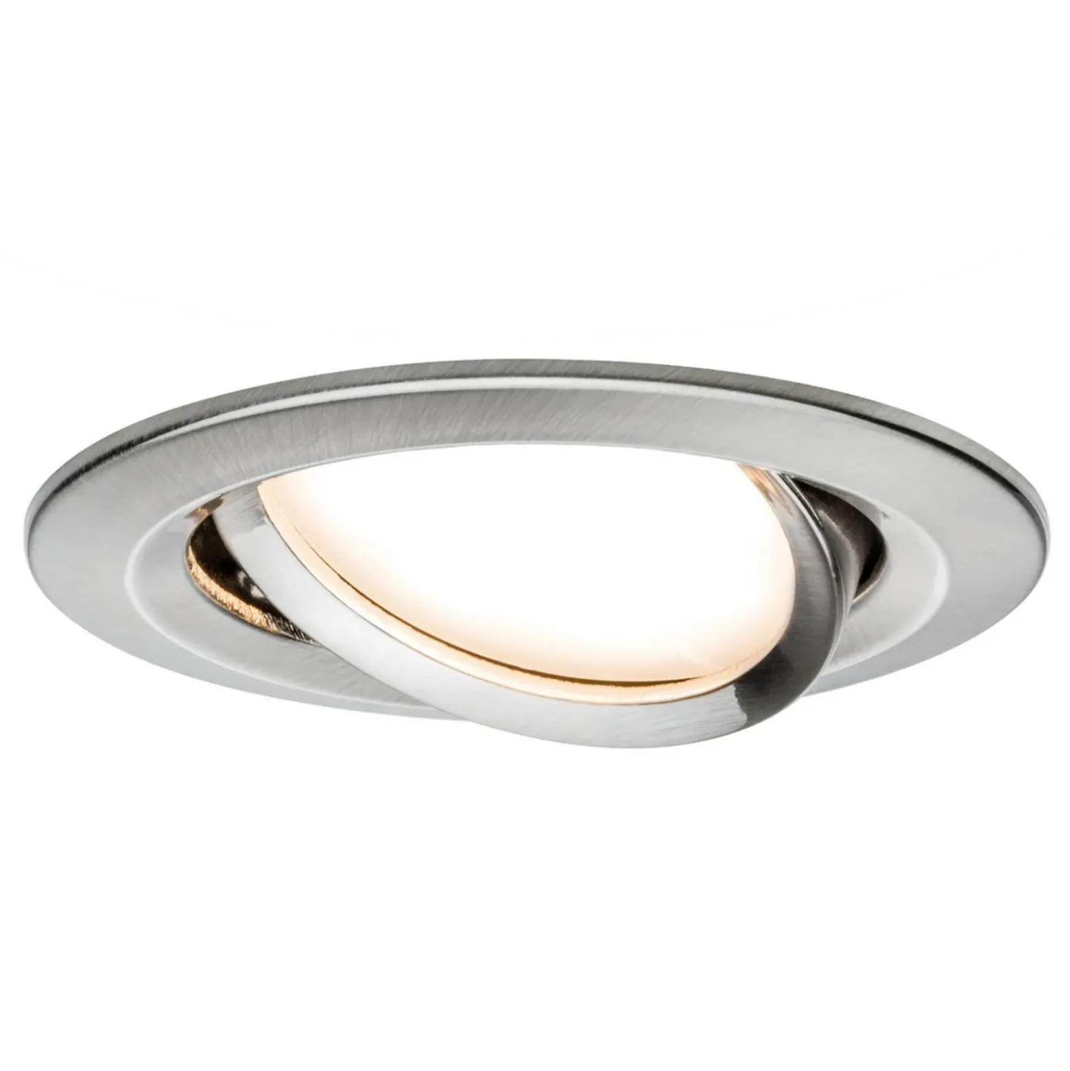 Foco LED Paulmann Nova Coin, juego de 3 unidades, de hierro, orientable, 2700 K