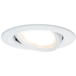 Foco LED Paulmann Nova Coin, juego de 3, aluminio, orientable, 2700 K