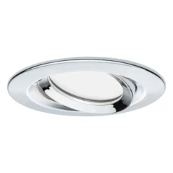 Foco LED Paulmann Nova Plus Coin, juego de 3 unidades, redondo, cromado, 2700