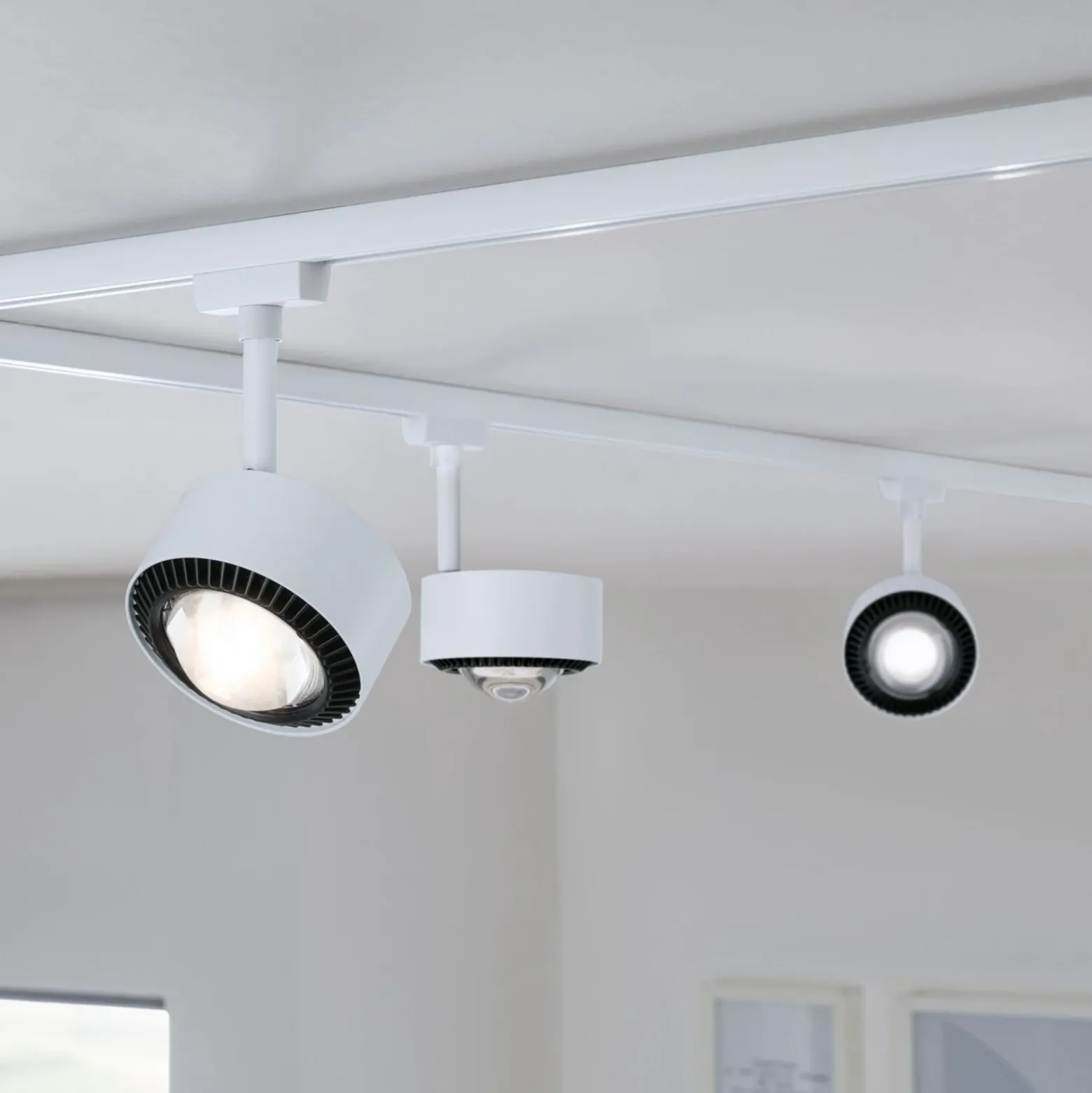 Foco LED Paulmann URail Aldan, 3000 K, blanco señal