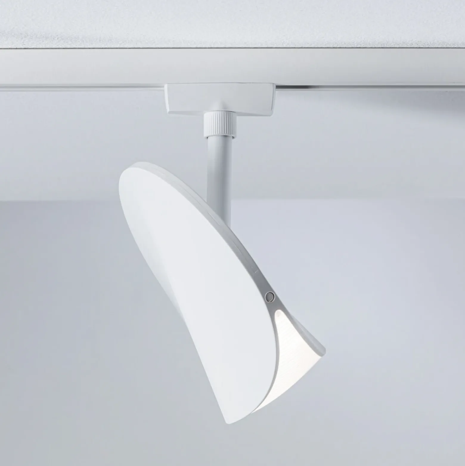 Foco LED Paulmann URail Alejandro, blanco señal, 4000 K, atenuable.