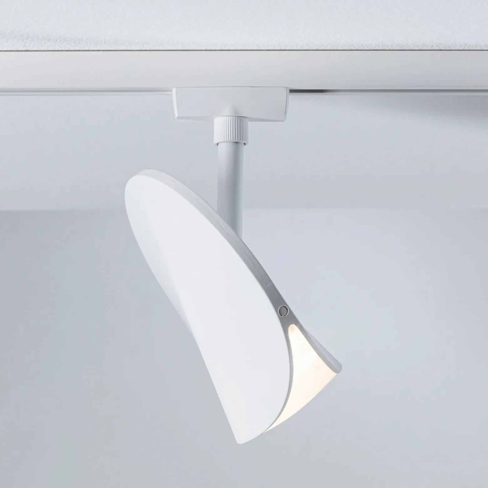 Foco LED Paulmann URail Alejandro, blanco señal, 3000 K, atenuable.