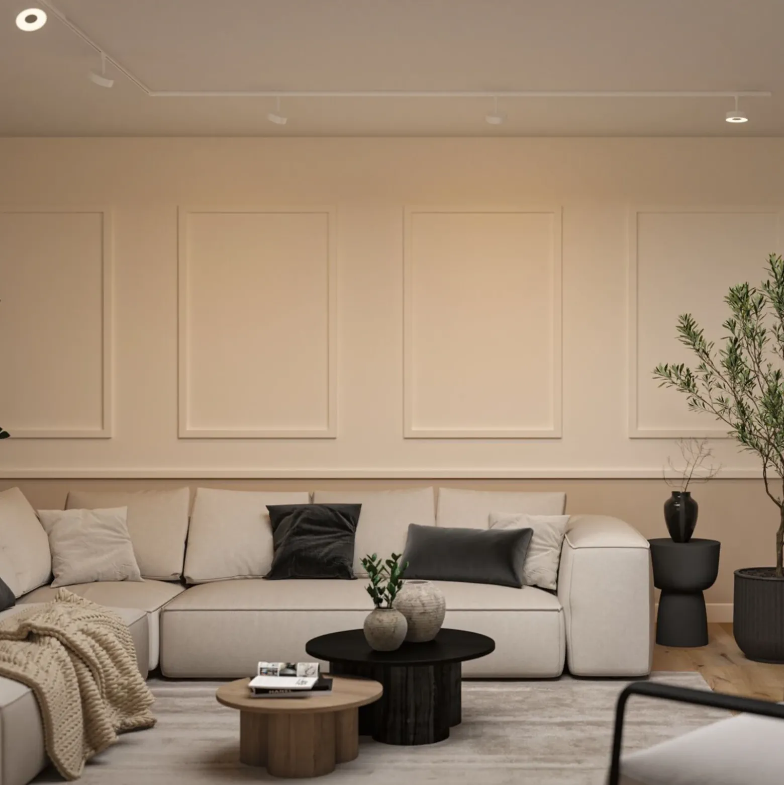 Foco LED Paulmann URail Circle, blanco mate, atenuable en 3 niveles, CCT
