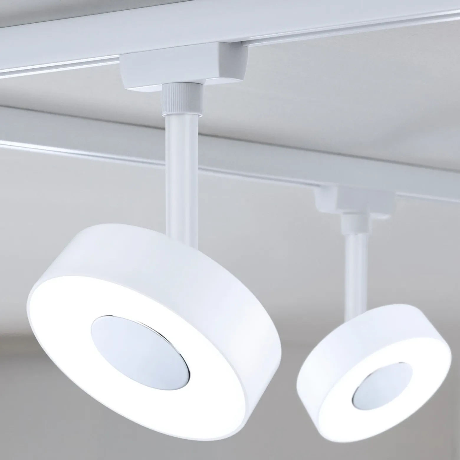 Foco LED Paulmann URail Circle atenuable 3000 K blanco señal