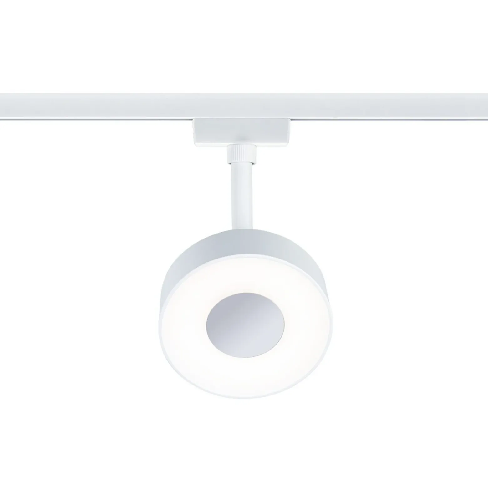 Foco LED Paulmann URail Circle, atenuable, 4000 K, blanco señal