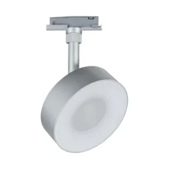 Foco LED Paulmann URail Circle, cromo mate, CCT, atenuable