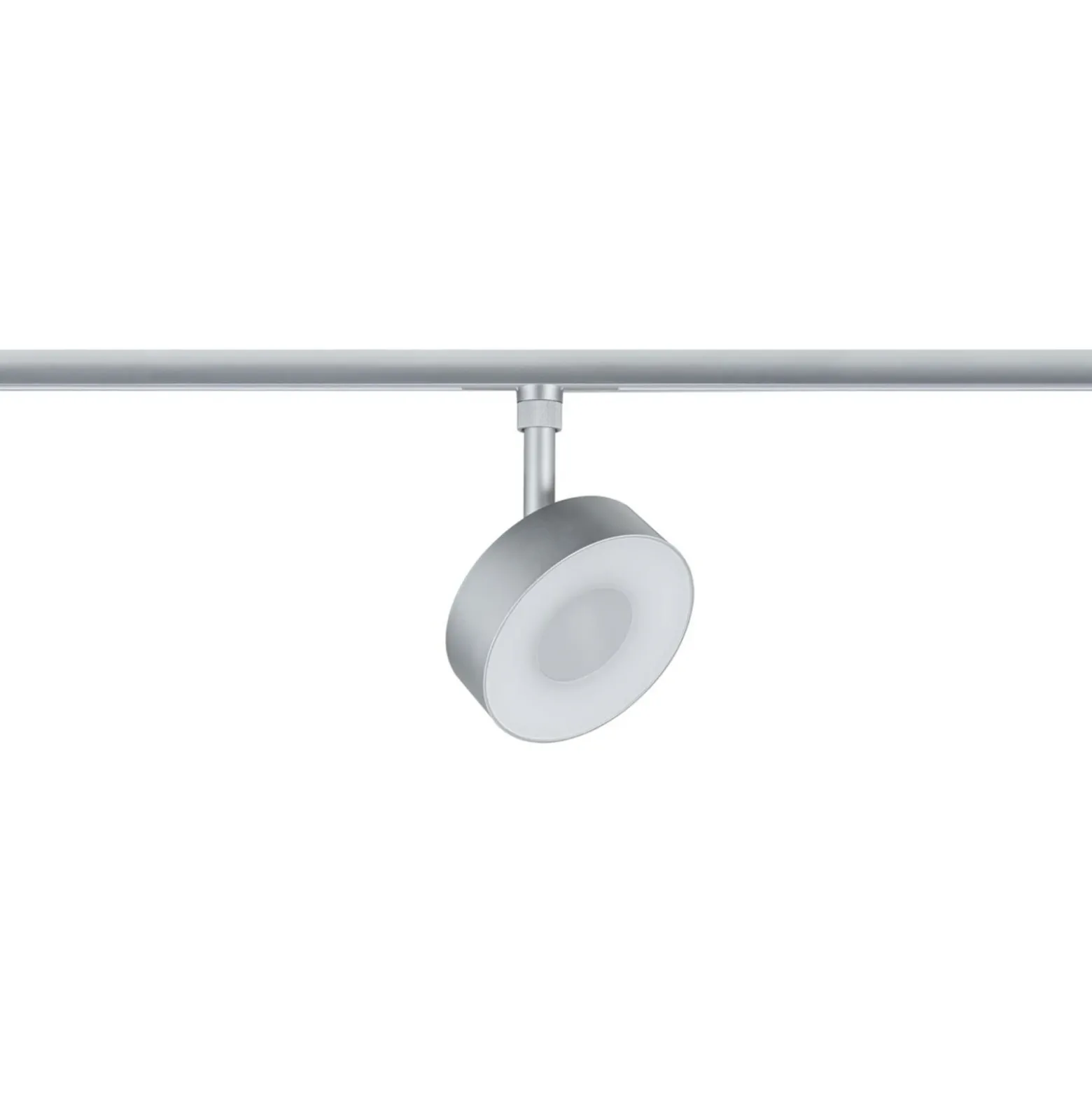 Foco LED Paulmann URail Circle, cromo mate, CCT, atenuable