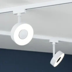 Foco LED Paulmann URail Circle, 3stepdim, 4000 K, blanco señal