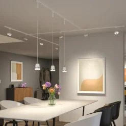 Foco LED Paulmann URail Circle, 3stepdim, 4000 K, blanco señal