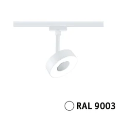 Foco LED Paulmann URail Circle, 3stepdim, 4000 K, blanco señal