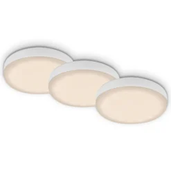 Foco LED Plat, blanco, 3 ud, 3.000K