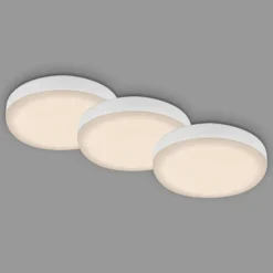 Foco LED Plat, blanco, 3 ud, 3.000K