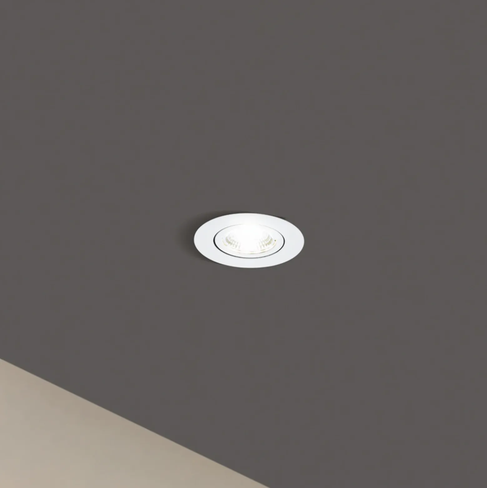 Foco LED Saliceto redondo giratorio 4.000K blanco